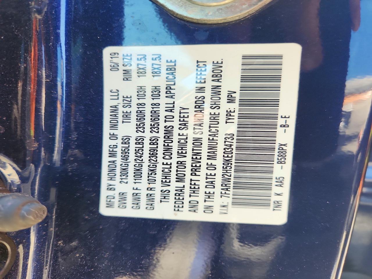 Honda Crv Ex