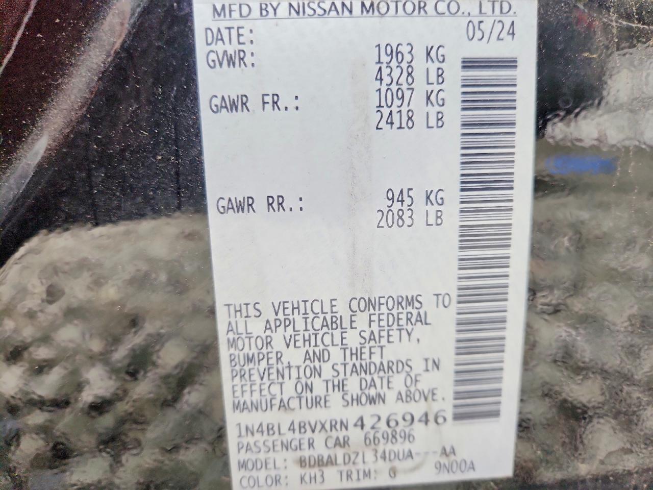 Nissan Altima S