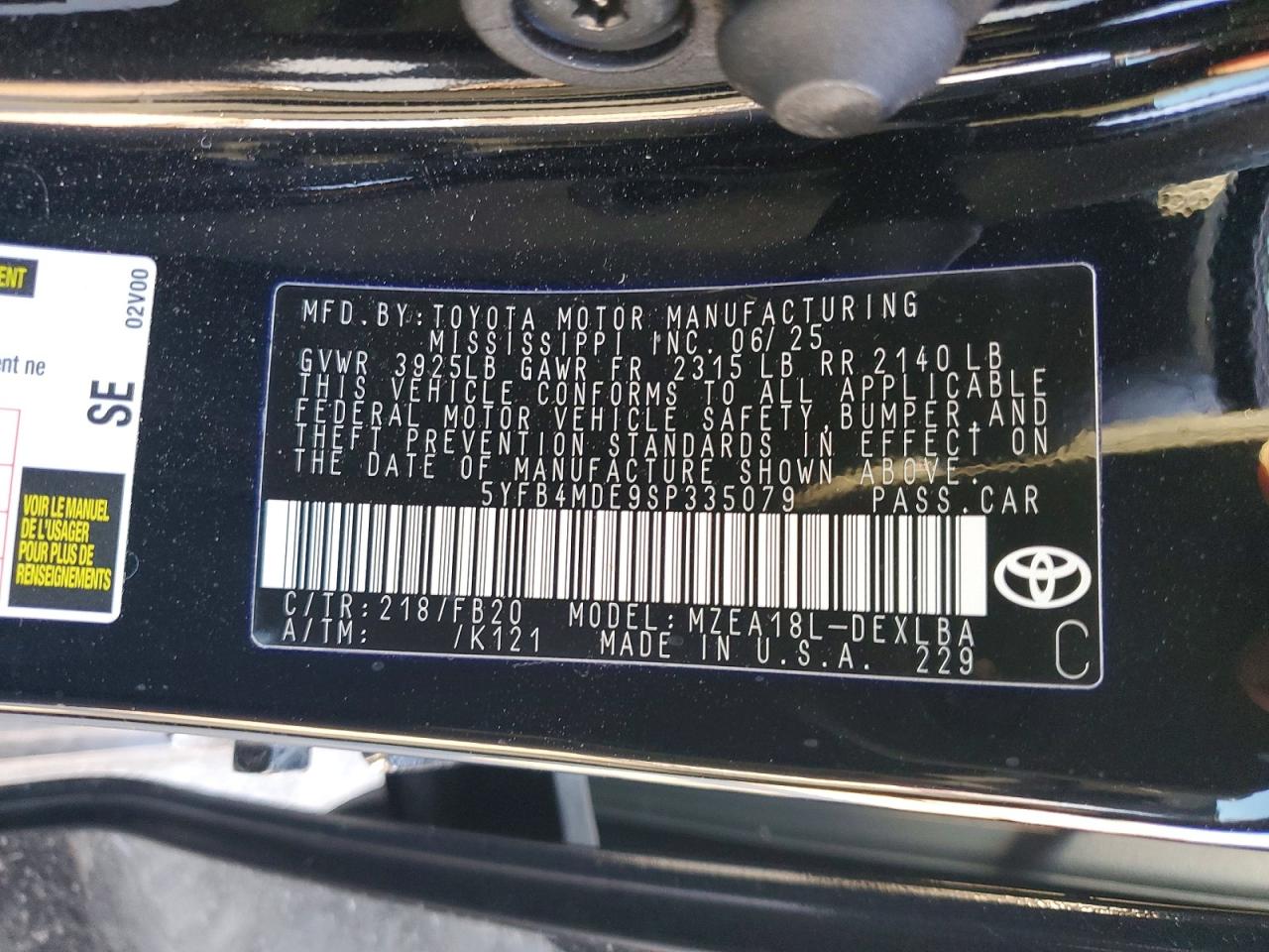 Toyota Corolla Le