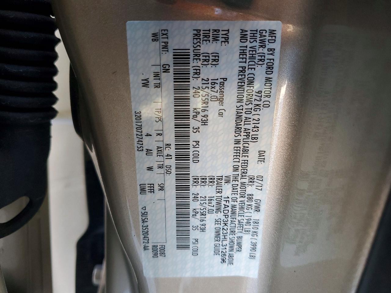 Ford Focus Se