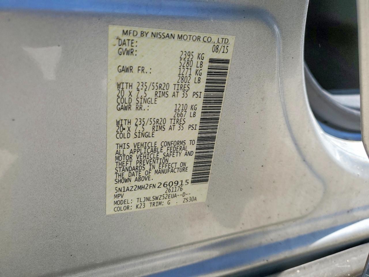 Nissan Murano Platinum