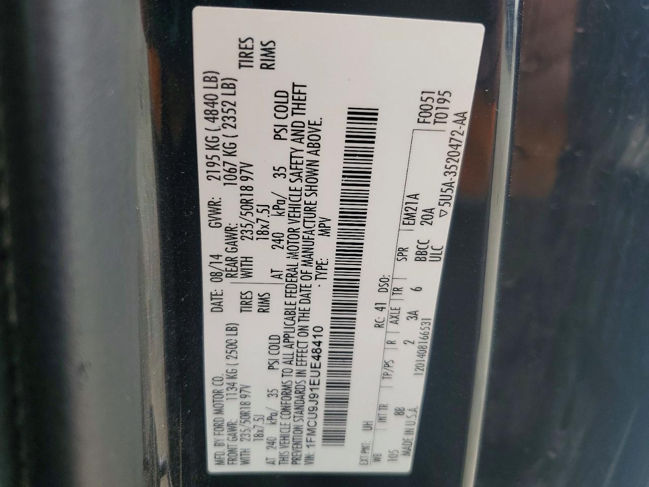 Ford Escape Titanium