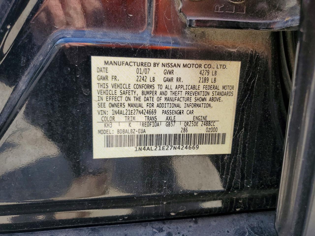 Nissan Altima 2.5