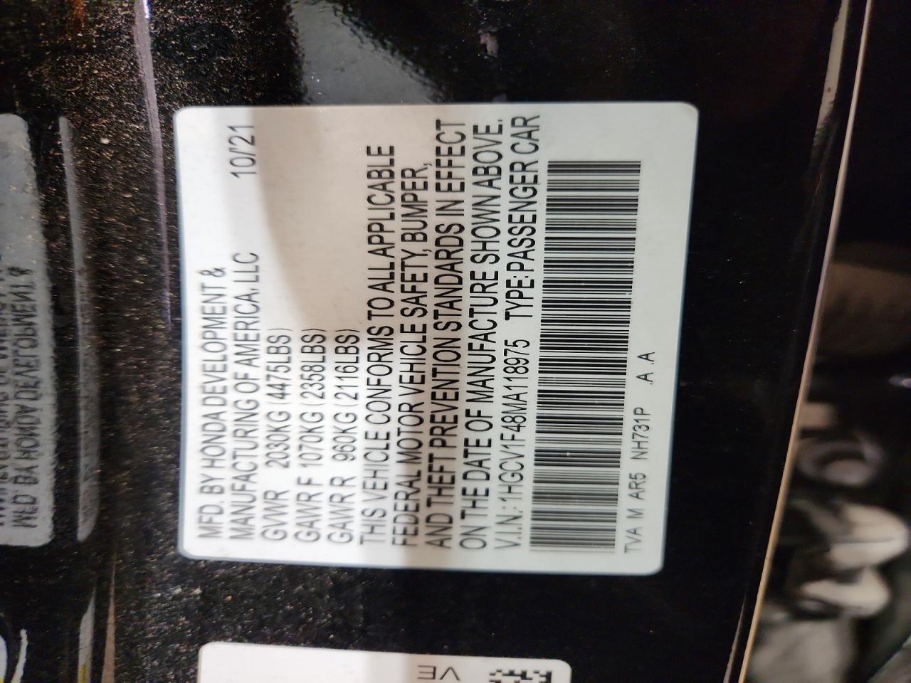 Honda Accord Sport Se