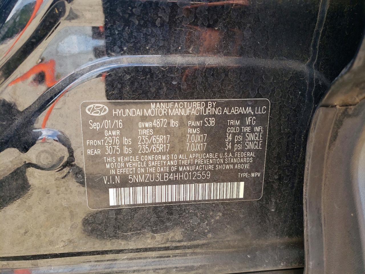 Hyundai SANTA FE 2.4l