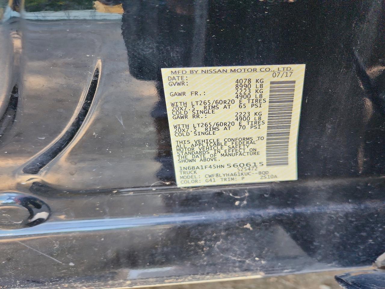 Nissan Titan Platinum Reserve