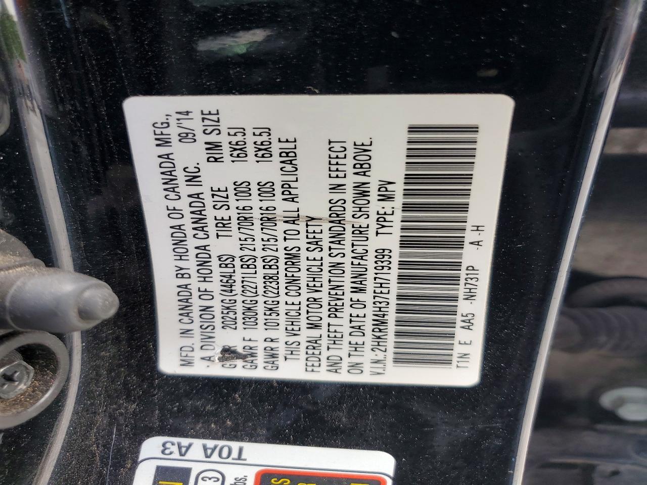 Honda Crv Lx