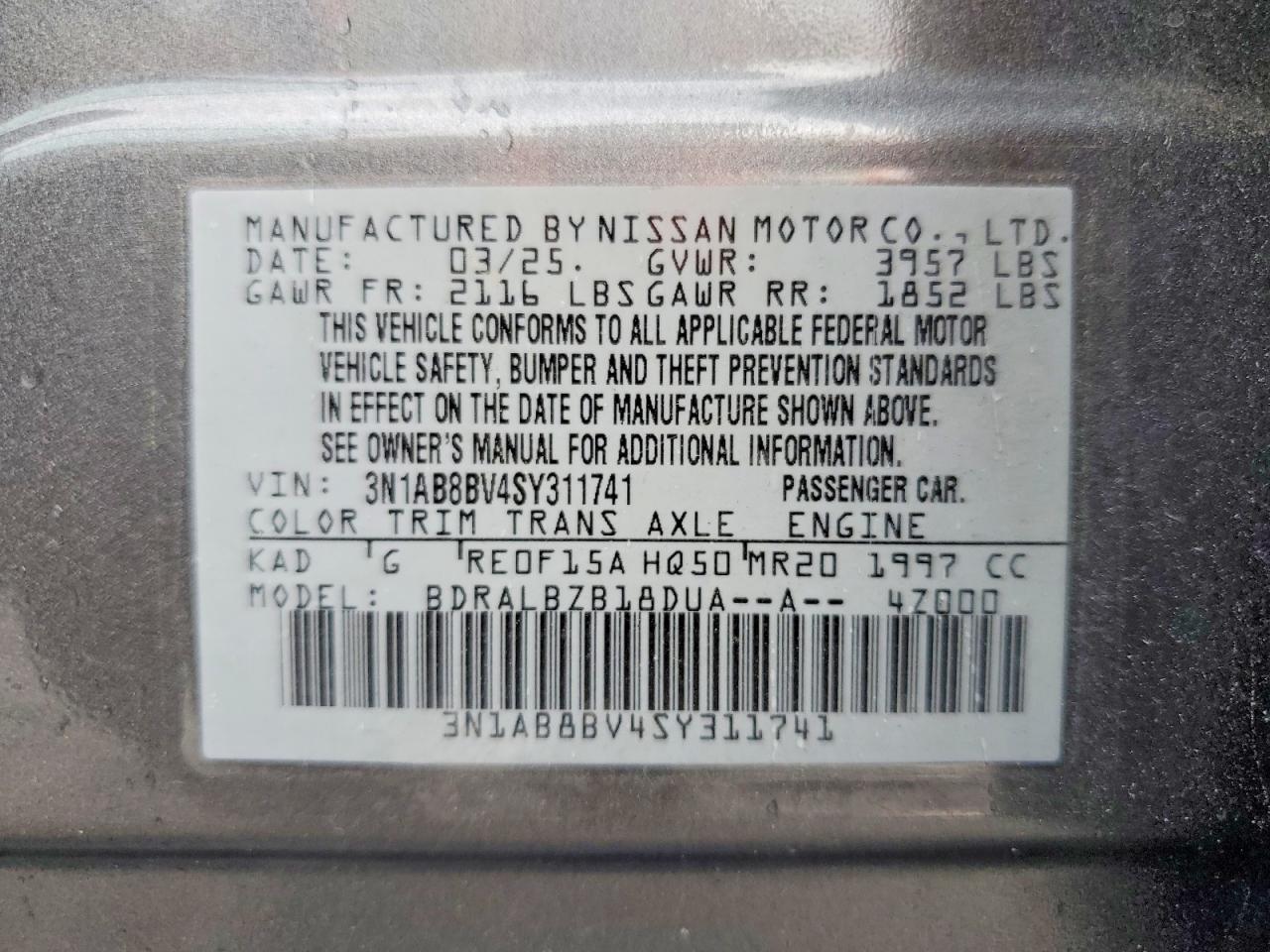Nissan Sentra S