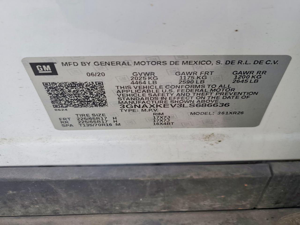 Chevrolet Equinox Lt