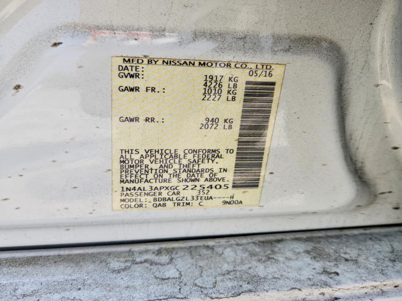Nissan Altima 2.5 S
