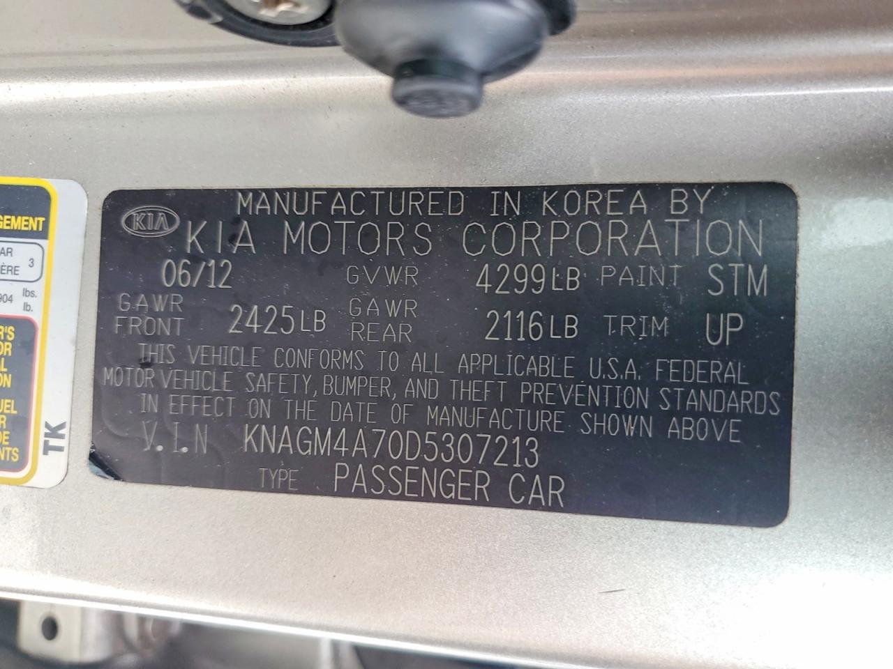 Kia Optima Lx