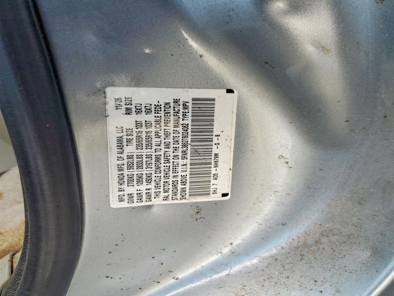 Honda Odyssey Exl