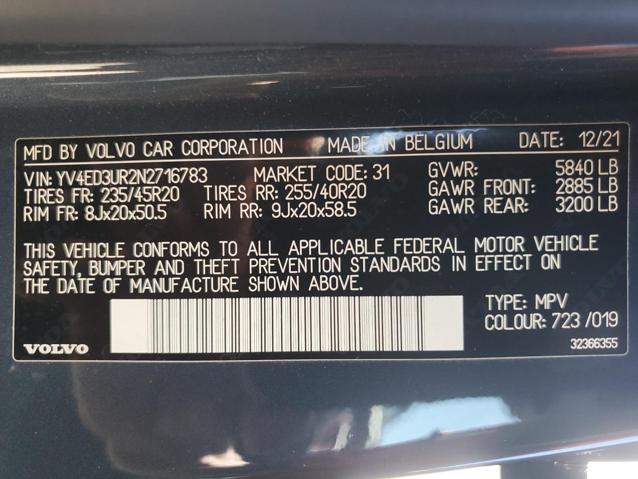 Volvo Xc40 P8 Re P8 Recharge Plus