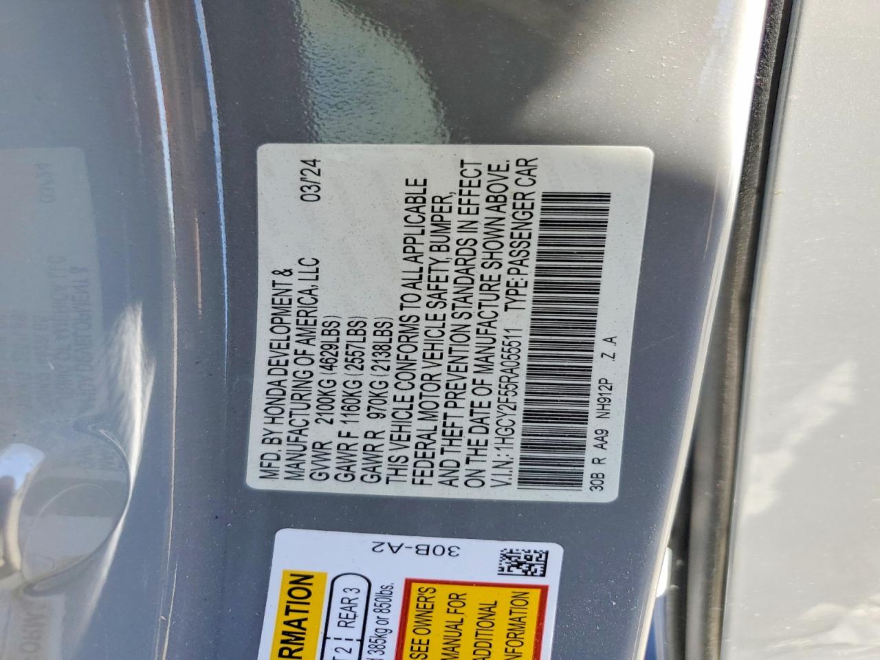 Honda Accord Hybrid Sport