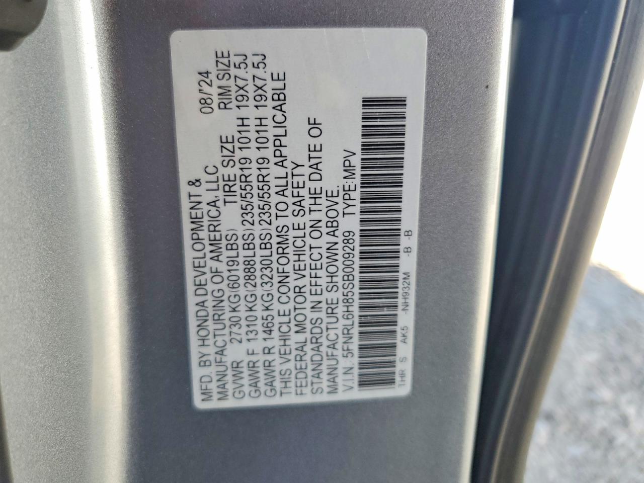 Honda Odyssey Touring
