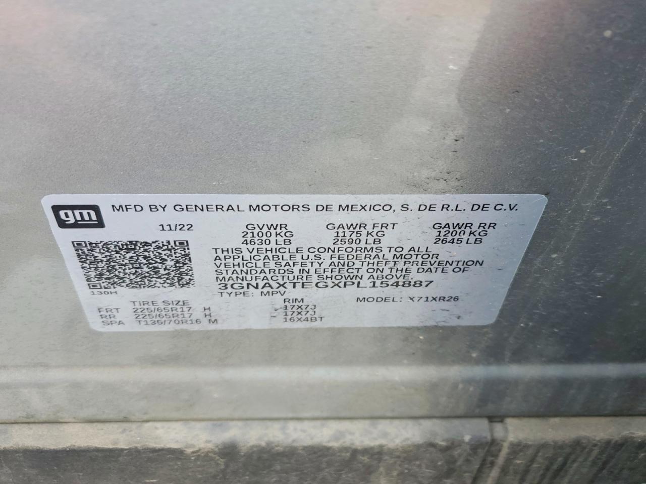Chevrolet Equinox Lt