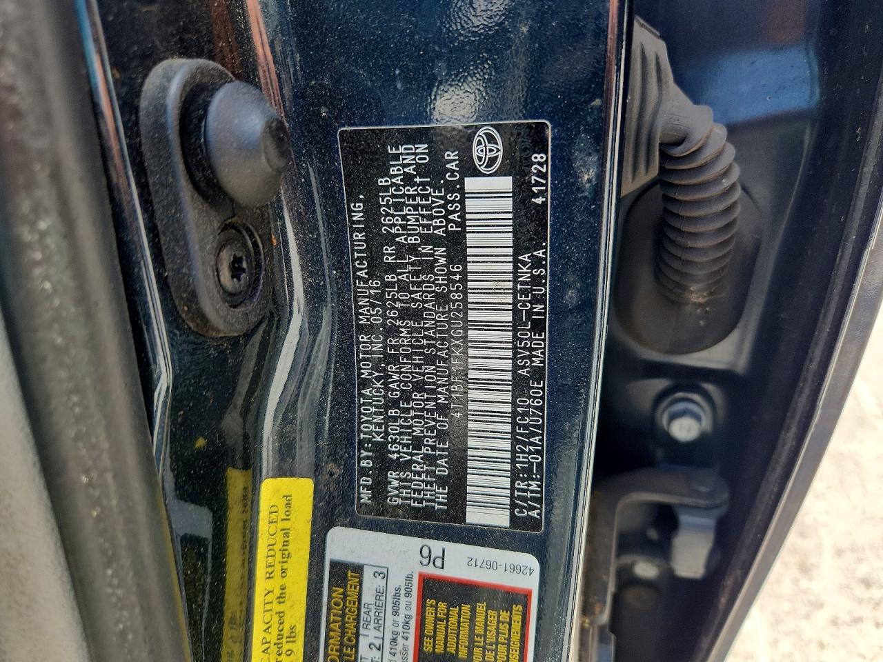 Toyota Camry Le