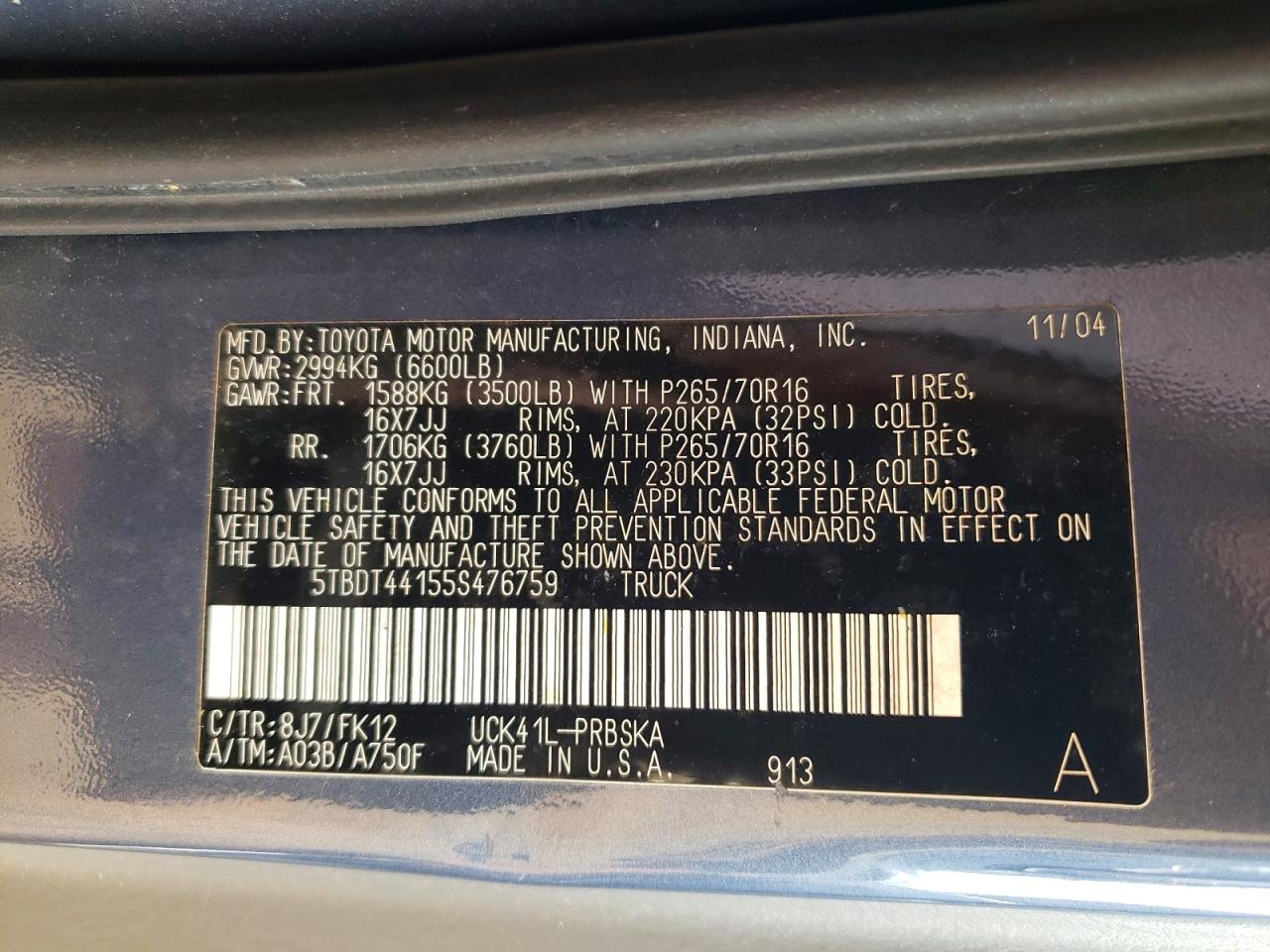 Toyota Tundra Sr5