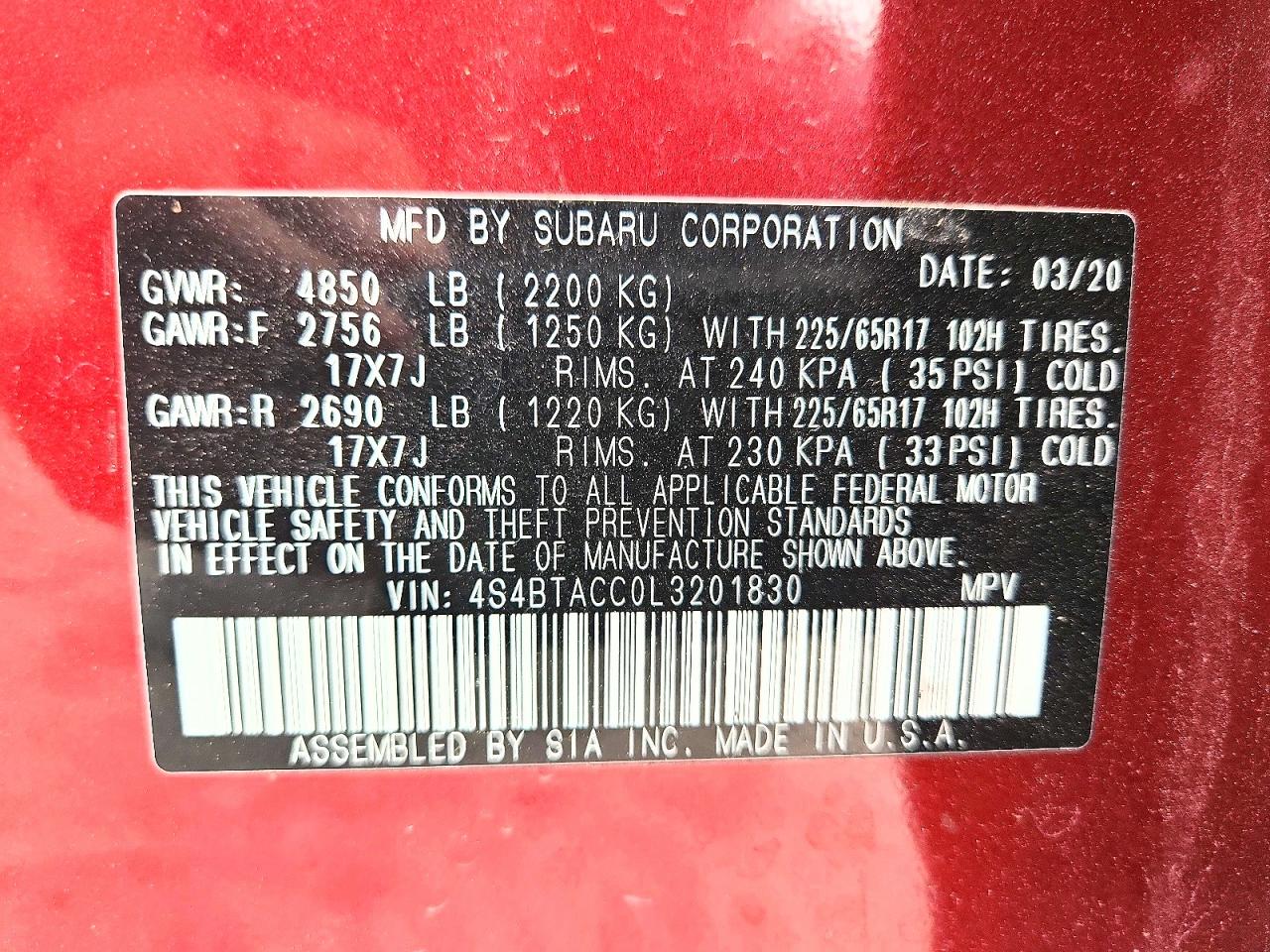 Subaru Outback Premium