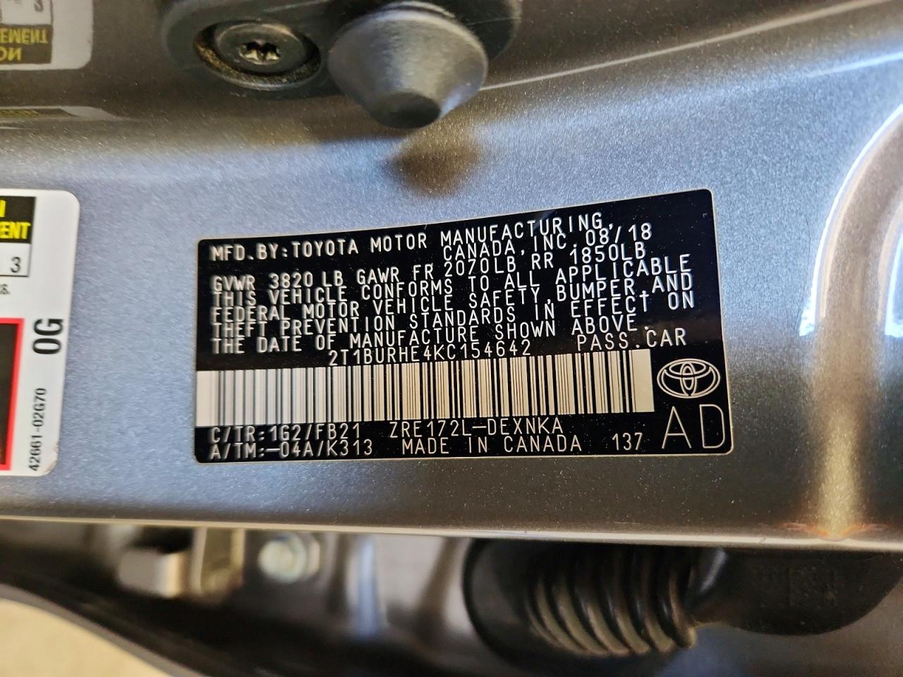Toyota Corolla Le