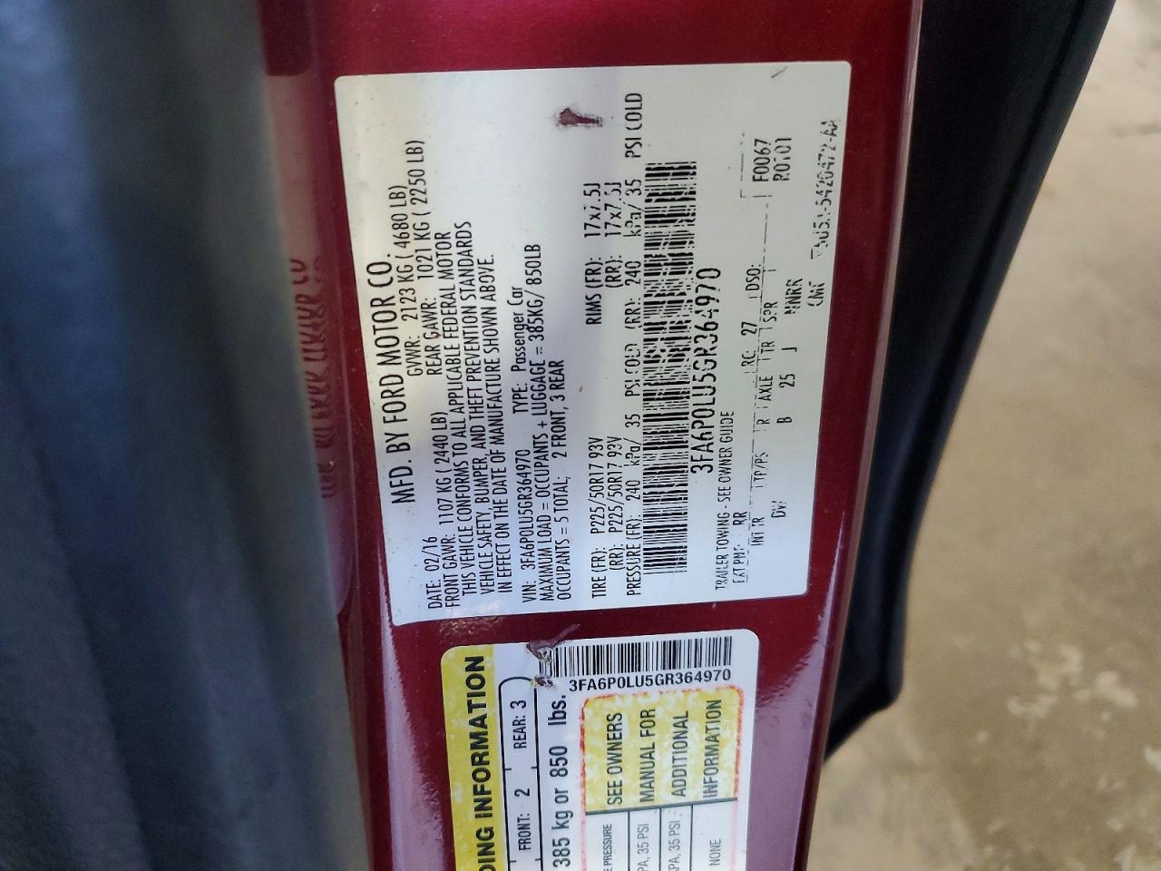 Ford Fusion Se Hybrid