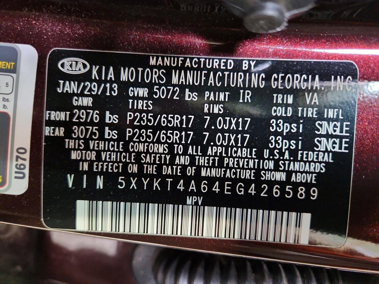 Kia Sorento Lx