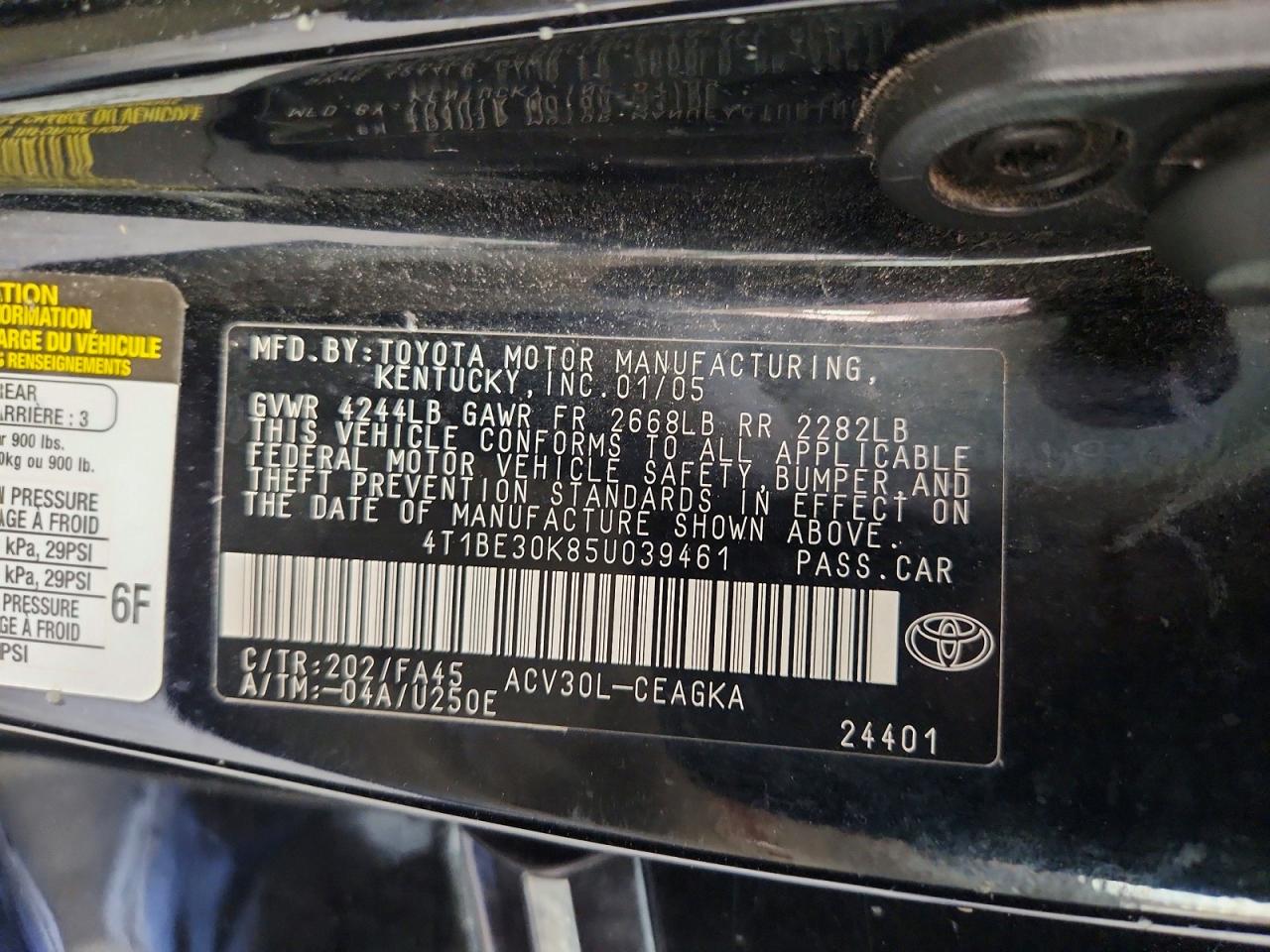 Toyota Camry Xle