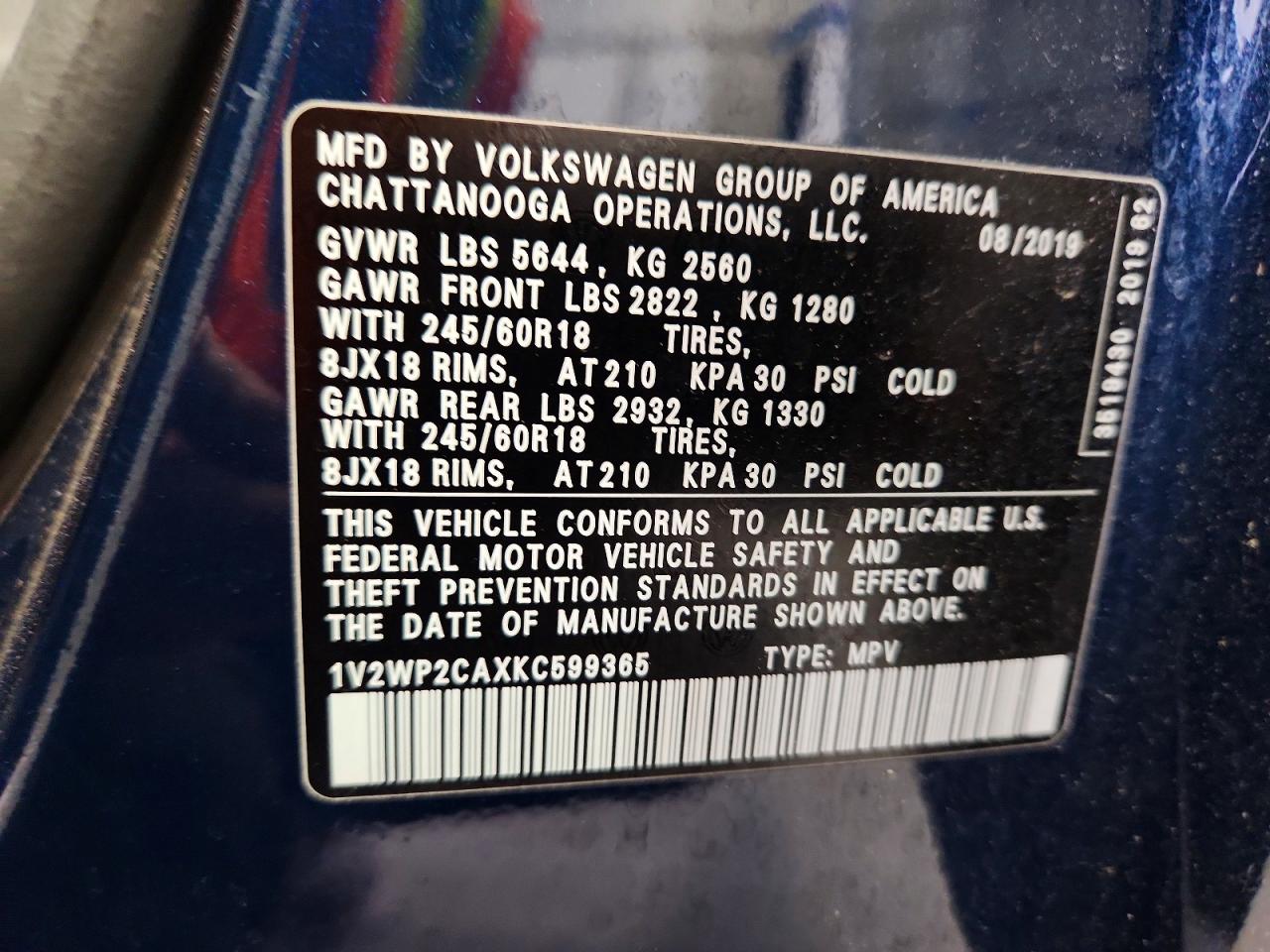 Volkswagen Atlas Se