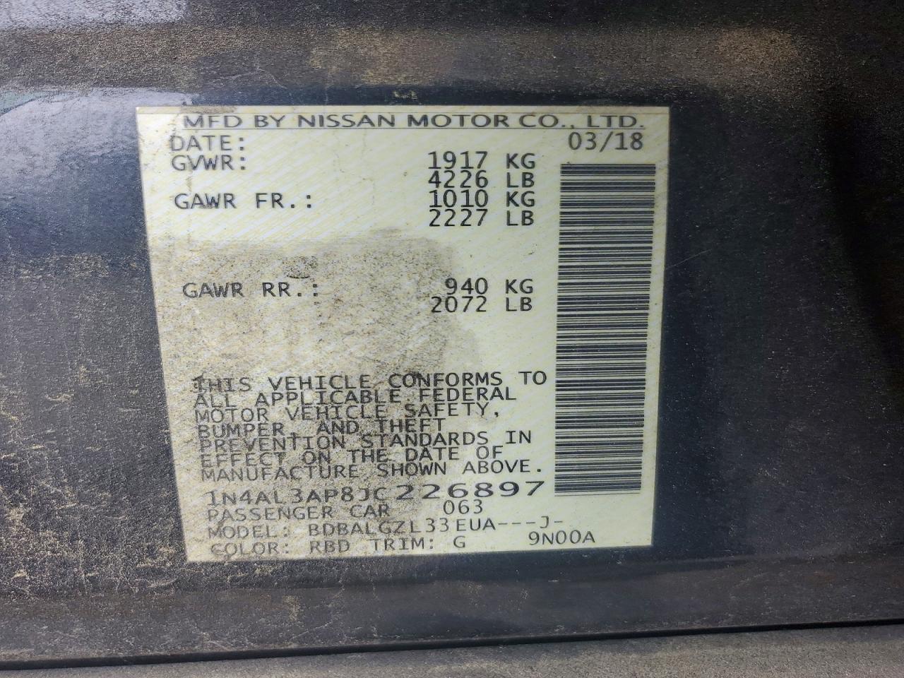 Nissan Altima 2.5 S