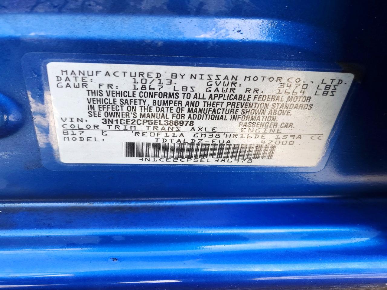 Nissan Versa Sv
