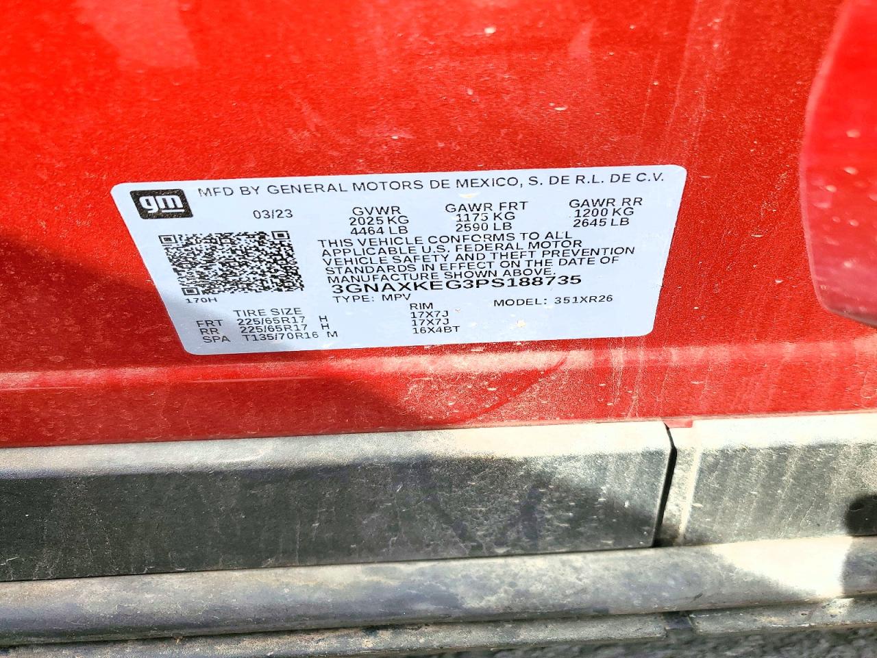 Chevrolet Equinox Lt