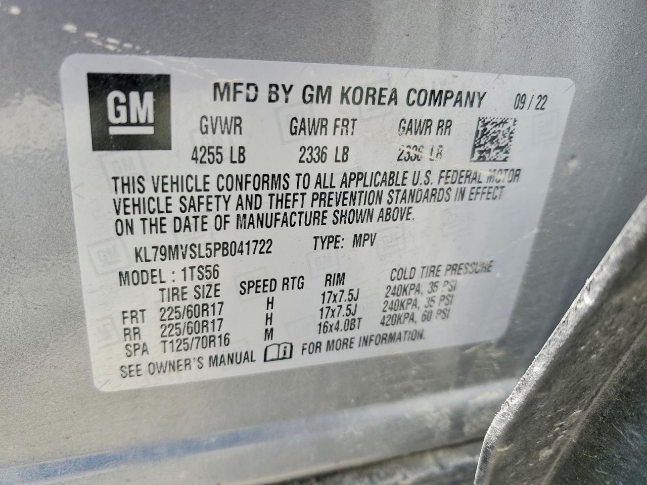Chevrolet Trailblaze Activ