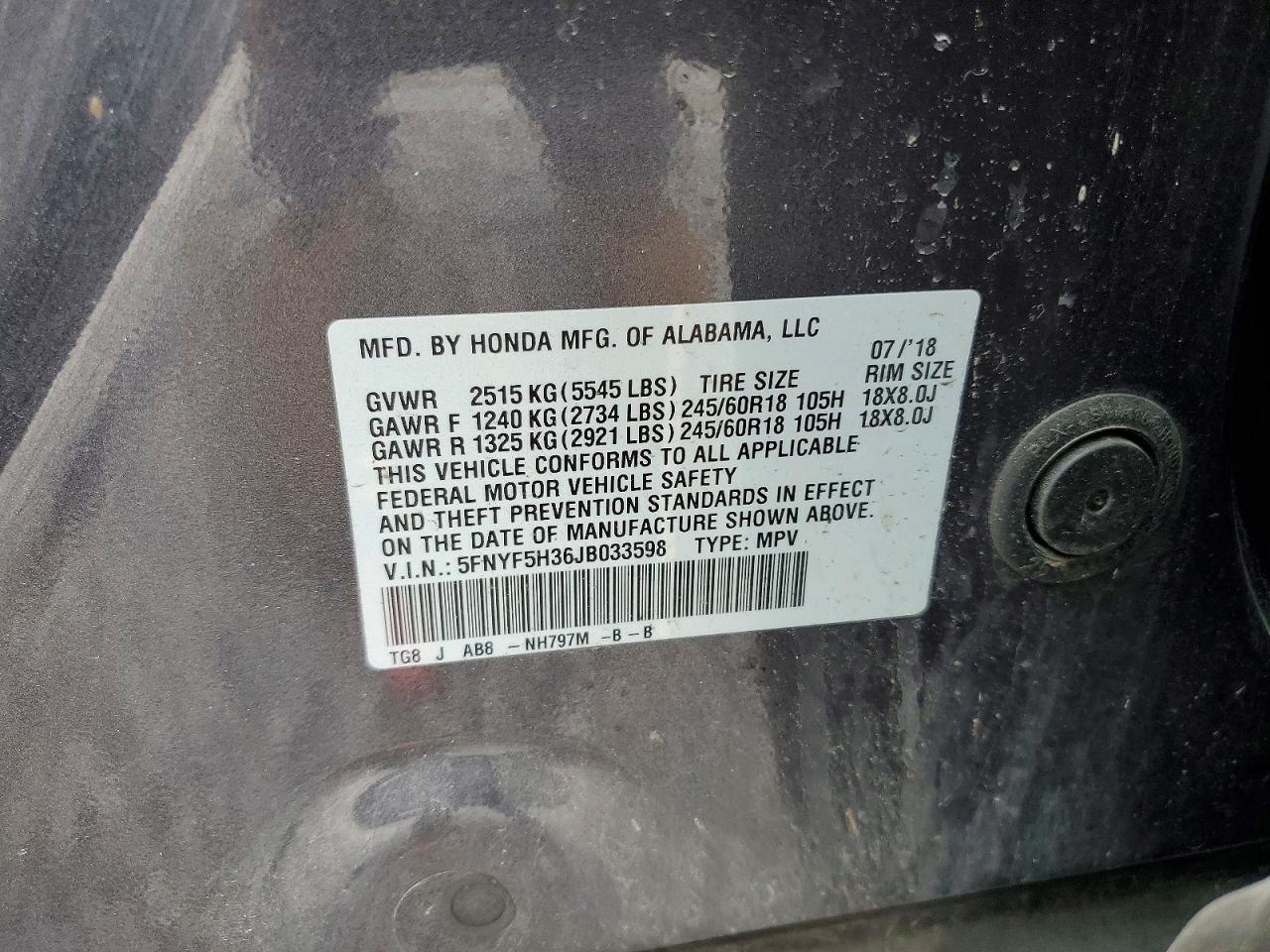 Honda Pilot Ex