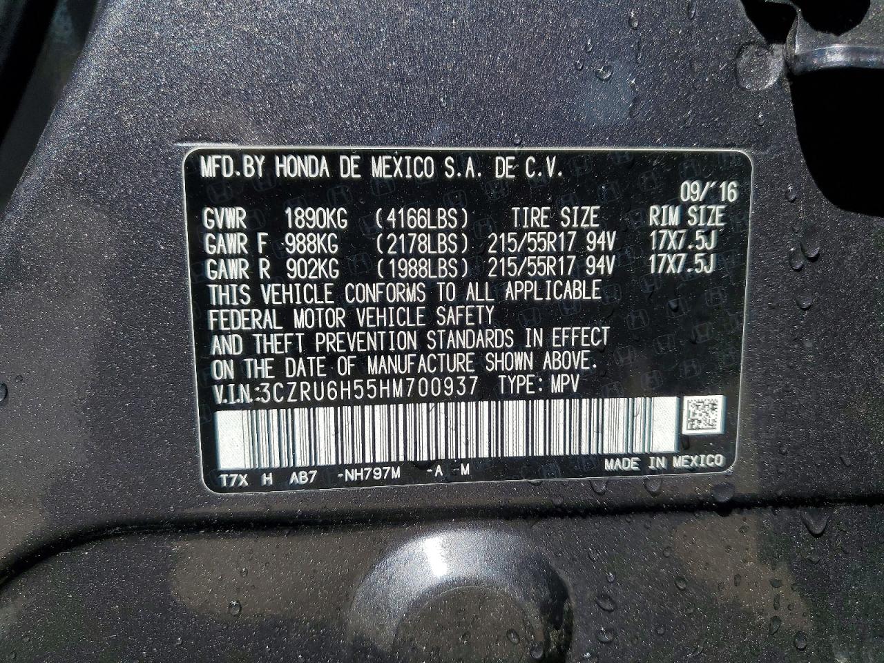 Honda HR-V Ex
