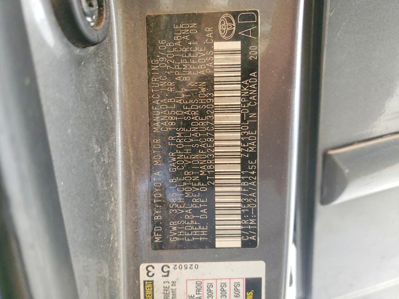 Toyota Corolla Le