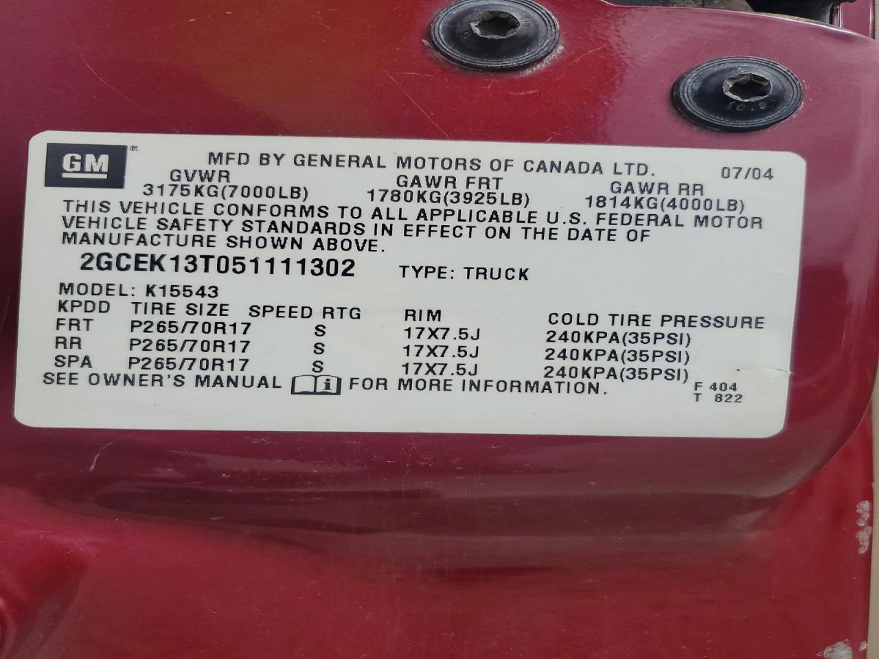 Chevrolet Silverado K1500