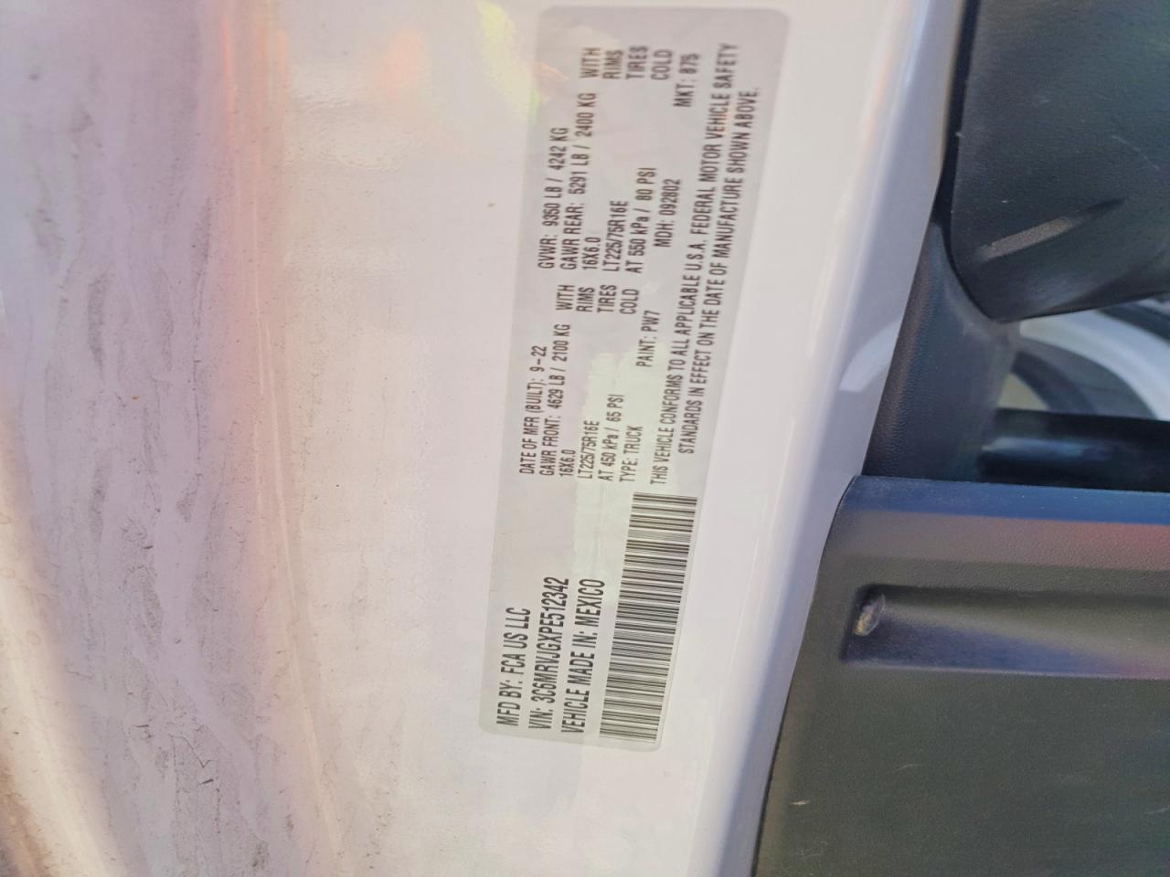 Ram Promaster 1500 High