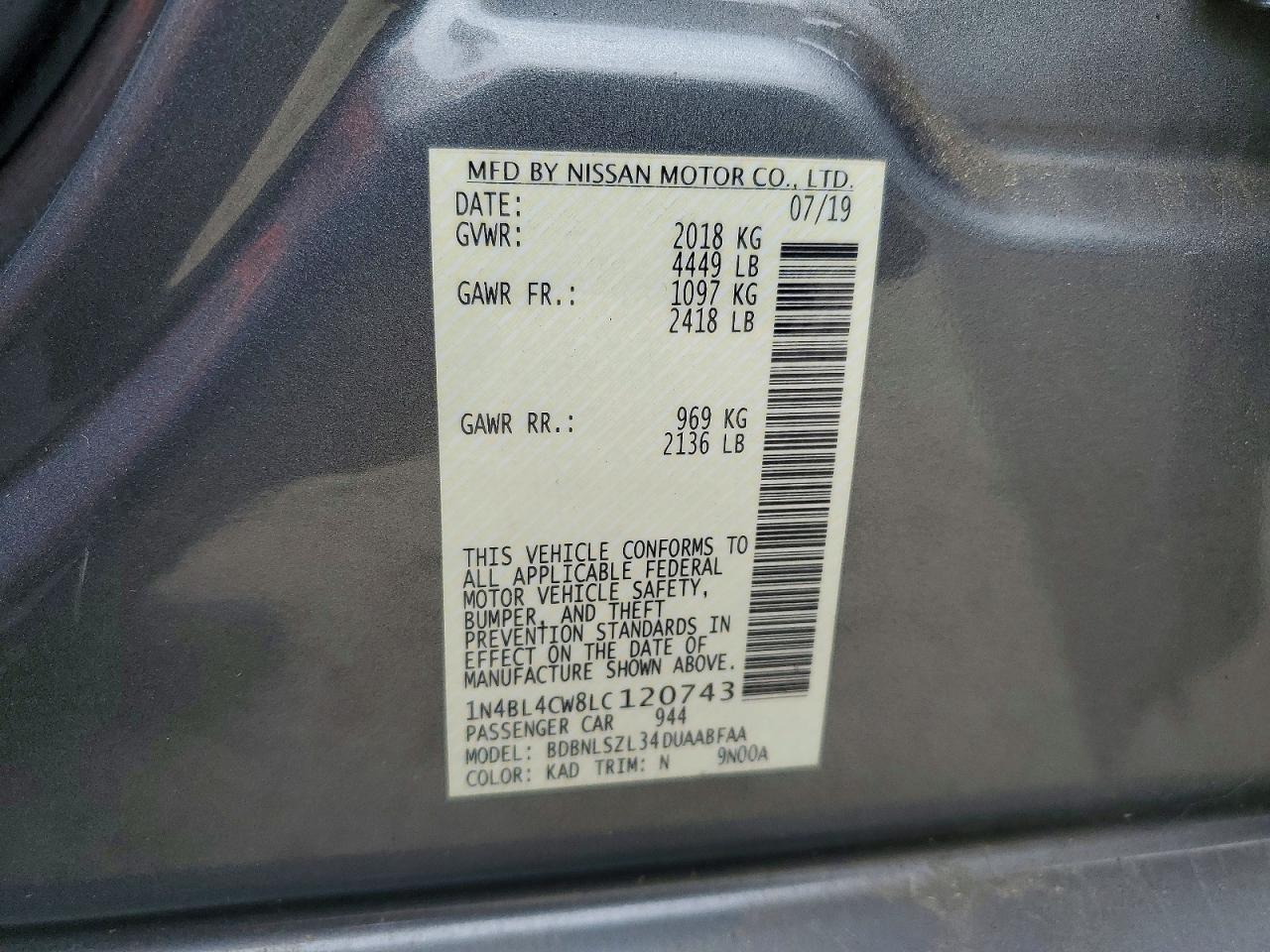 Nissan Altima Sr