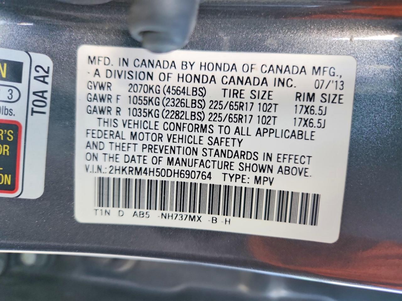 Honda Crv Ex