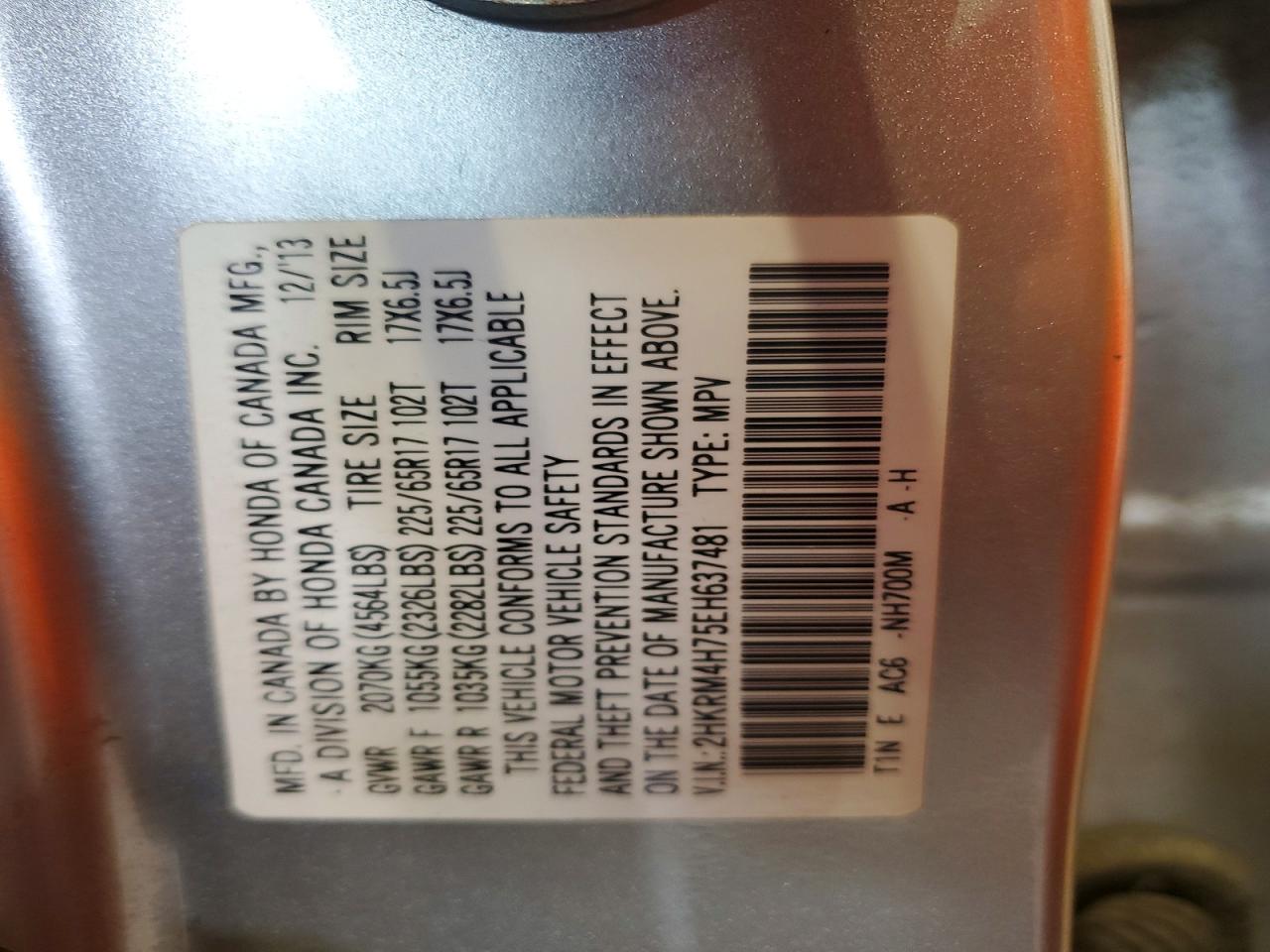Honda Crv Exl