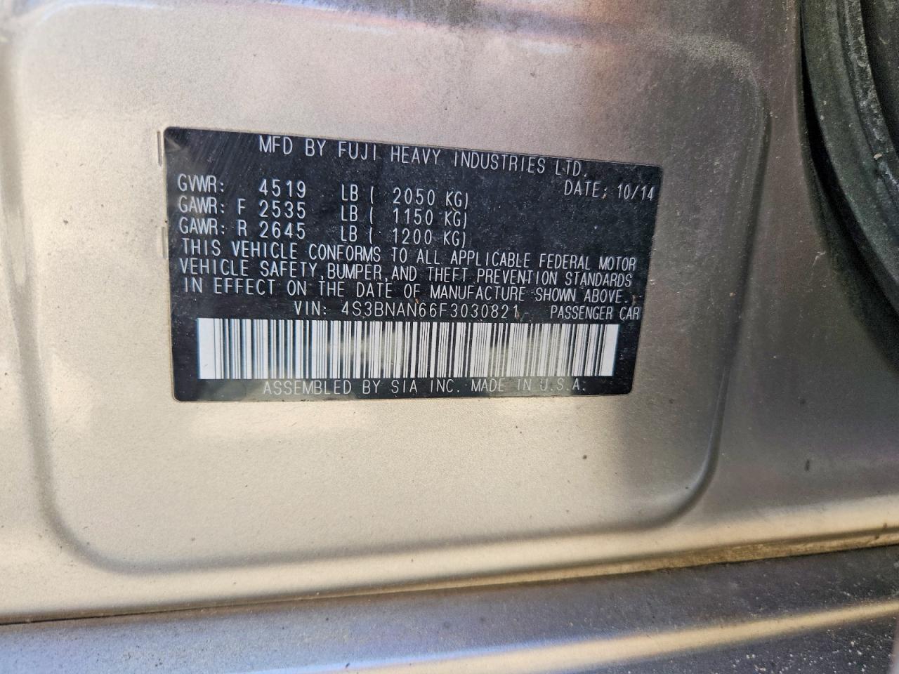 Subaru Legacy 2.5i Limited