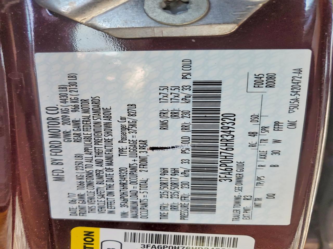 Ford Fusion Se