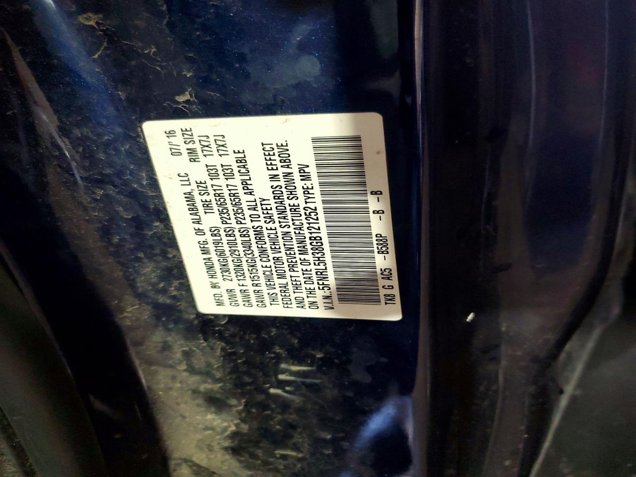 Honda Odyssey Se