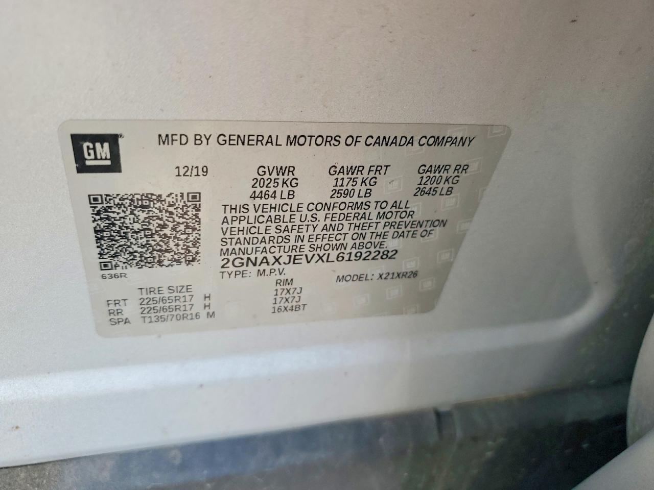Chevrolet Equinox Lt