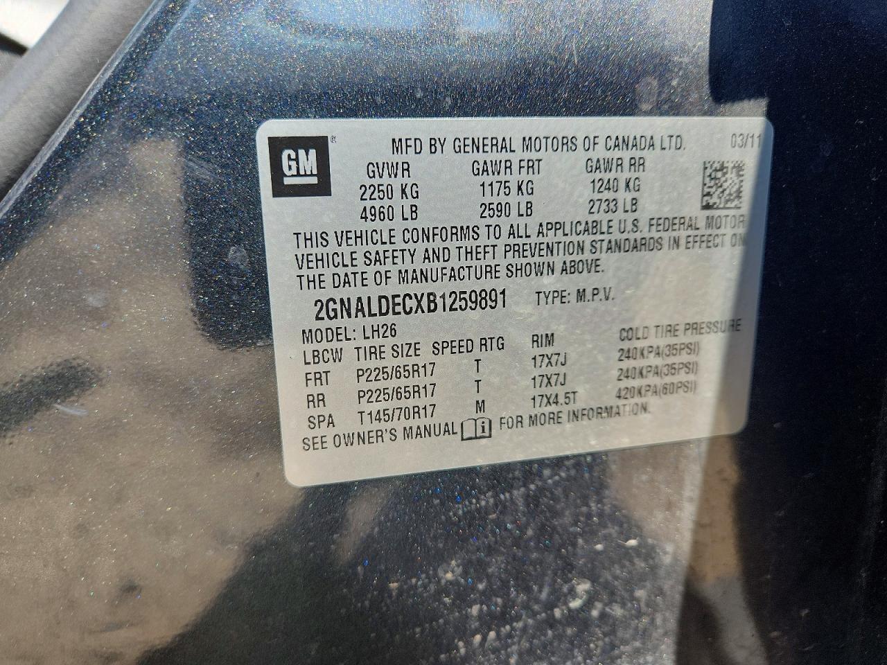 Chevrolet Equinox Lt