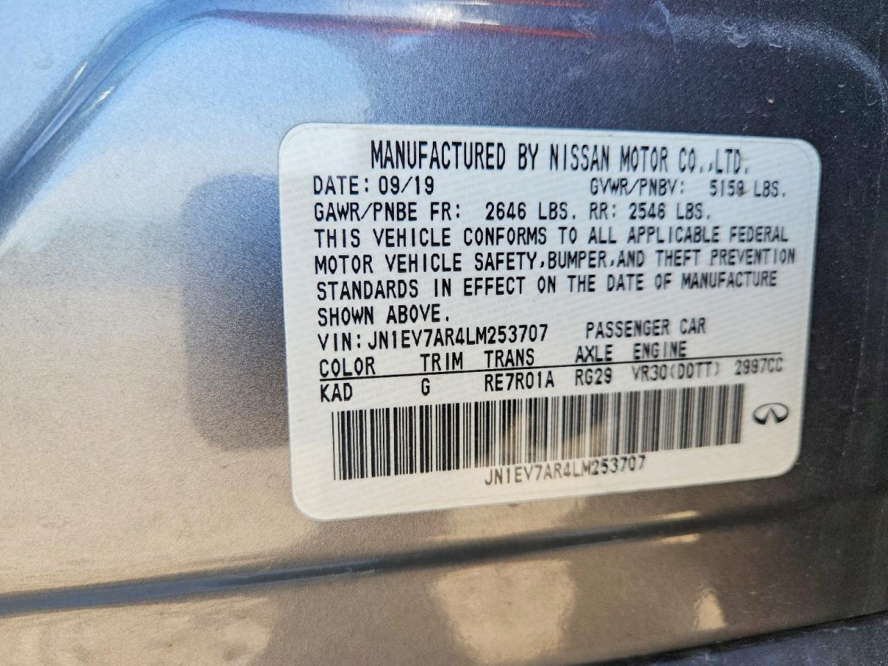 INFINITI Q50 3.0t Luxe