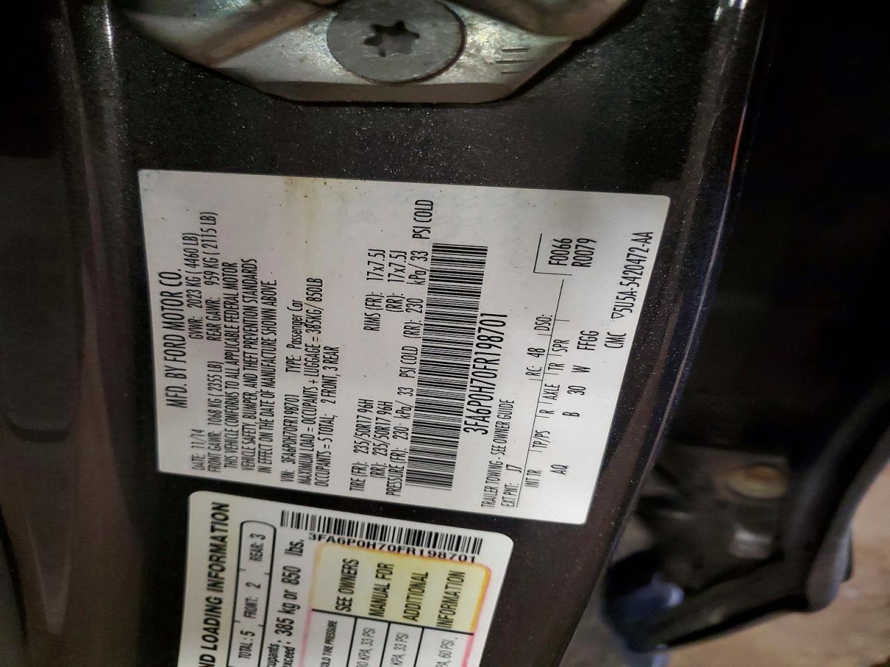 Ford Fusion Se
