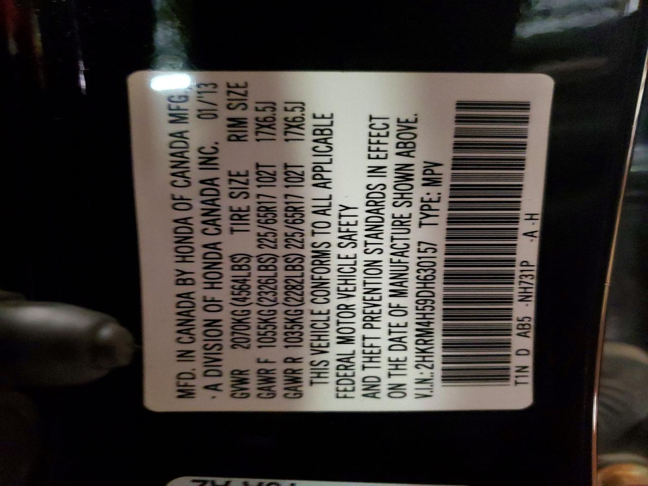 Honda Crv Ex