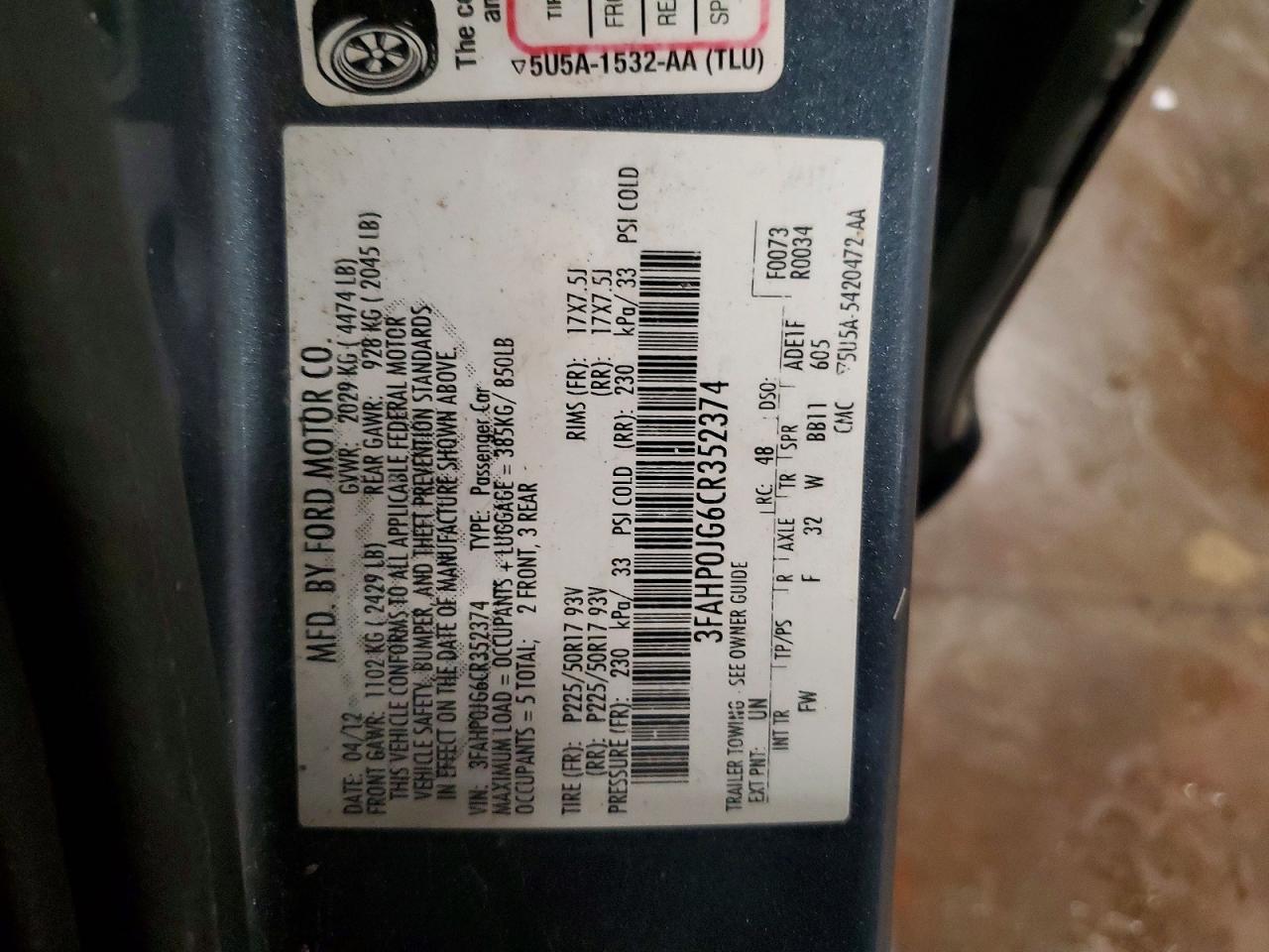 Ford Fusion Sel