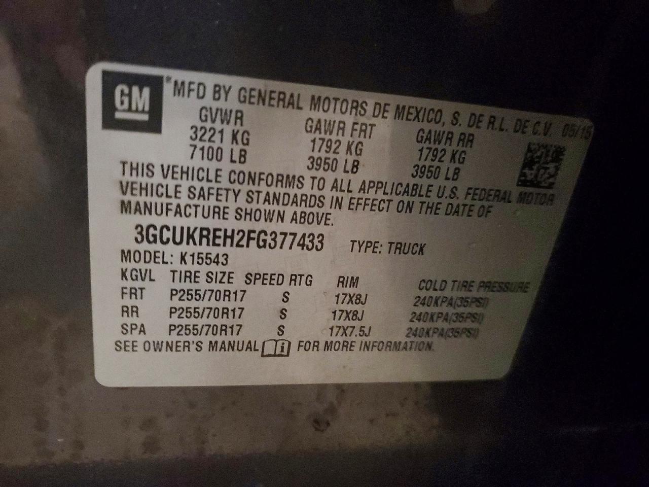 Chevrolet Silverado K1500 Lt